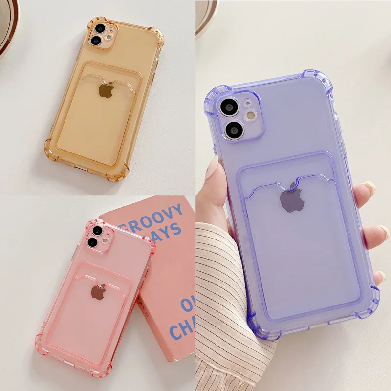 Candy Color Transprant Card Cases for Samsung S20 Plus S30 Ultra Soft TPU Shockproof Slot Wallet Back Covers for Note 20 ultra
Candy Color Transprant Card Cases for Samsung S20 Plus S30 Ultra Soft TPU Shockproof Slot Wallet Back Covers for Note 20 ultra
