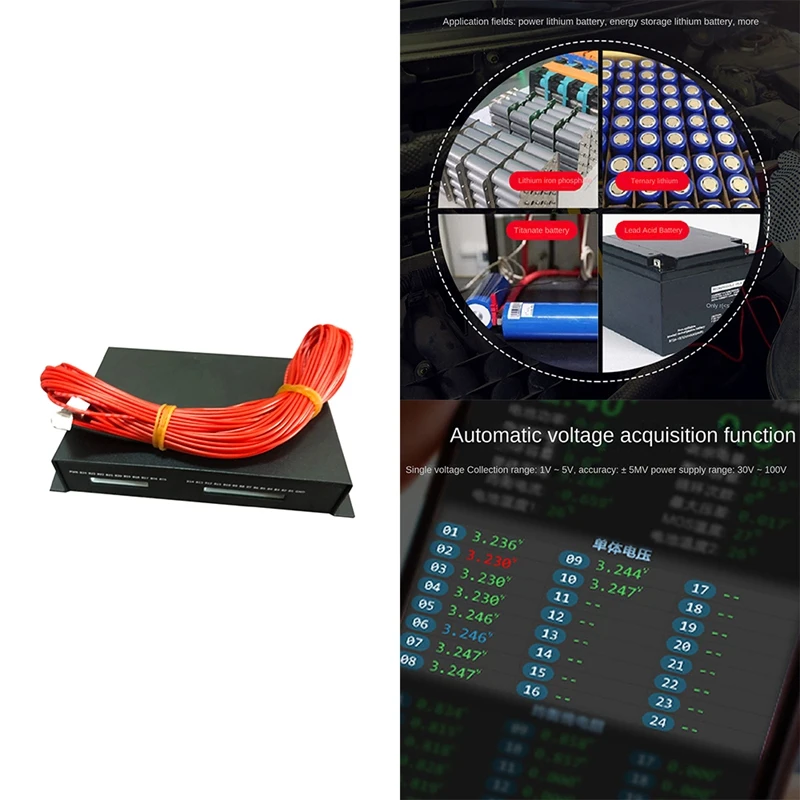 Активный эквалайзер Bluetooth 2S - 24S BMS Li-Ion Lifepo4 LTO для балансировки JK
Активный эквалайзер Bluetooth 2S - 24S BMS Li-Ion Lifepo4 LTO для балансировки JK