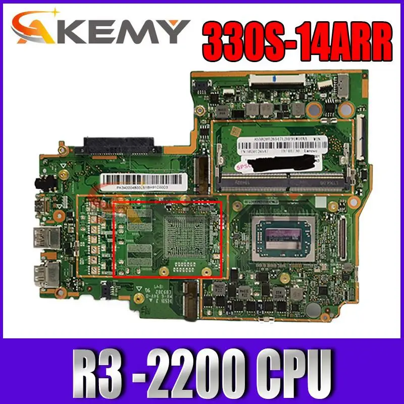 For Lenovo Thinkpad 330S-14ARR Laptop Motherboard With R3 -2200 CPU 100% Fully Tested
For Lenovo Thinkpad 330S-14ARR Laptop Motherboard With R3 -2200 CPU 100% Fully Tested