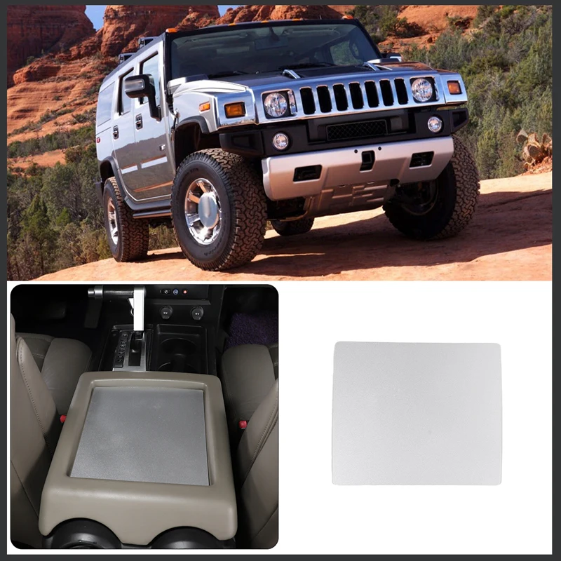 For 2003-2007 Hummer H2 aluminum alloy silver car styling car central control armrest box scratch protection panel auto parts
For 2003-2007 Hummer H2 aluminum alloy silver car styling car central control armrest box scratch protection panel auto parts