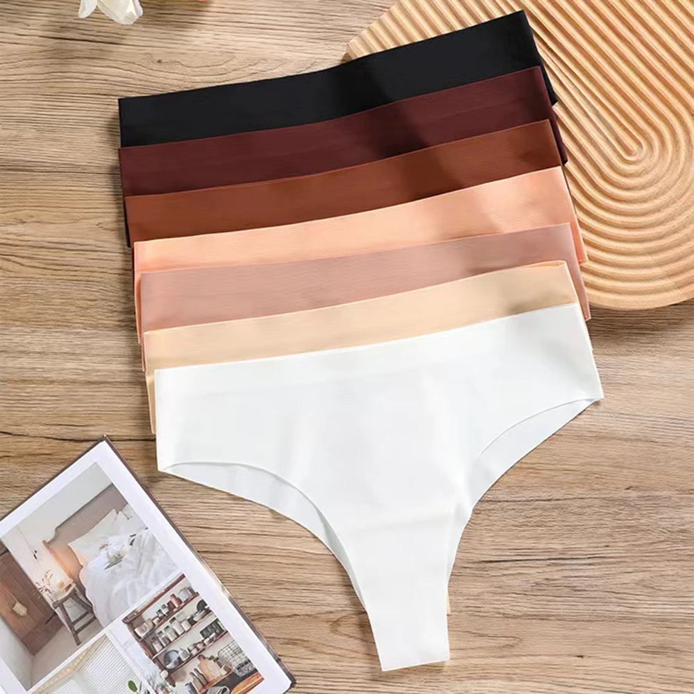 3pcs/Lot Large Seamless Panties Women Low Waist Breathable Ice Silk Underwear Sexy Sports Female Briefs Lingerie Thong
3pcs/Lot Large Seamless Panties Women Low Waist Breathable Ice Silk Underwear Sexy Sports Female Briefs Lingerie Thong