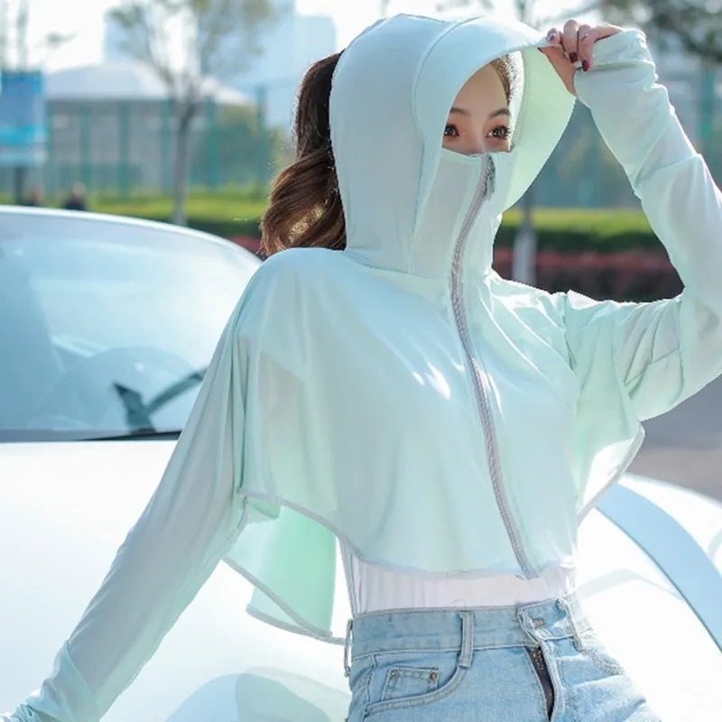 Anti UV Clothing Sunscreen Sun Protection Cloak Hooded Solid Color Breathable Cooling Coats for Outdoor Sport Cycling
Anti UV Clothing Sunscreen Sun Protection Cloak Hooded Solid Color Breathable Cooling Coats for Outdoor Sport Cycling