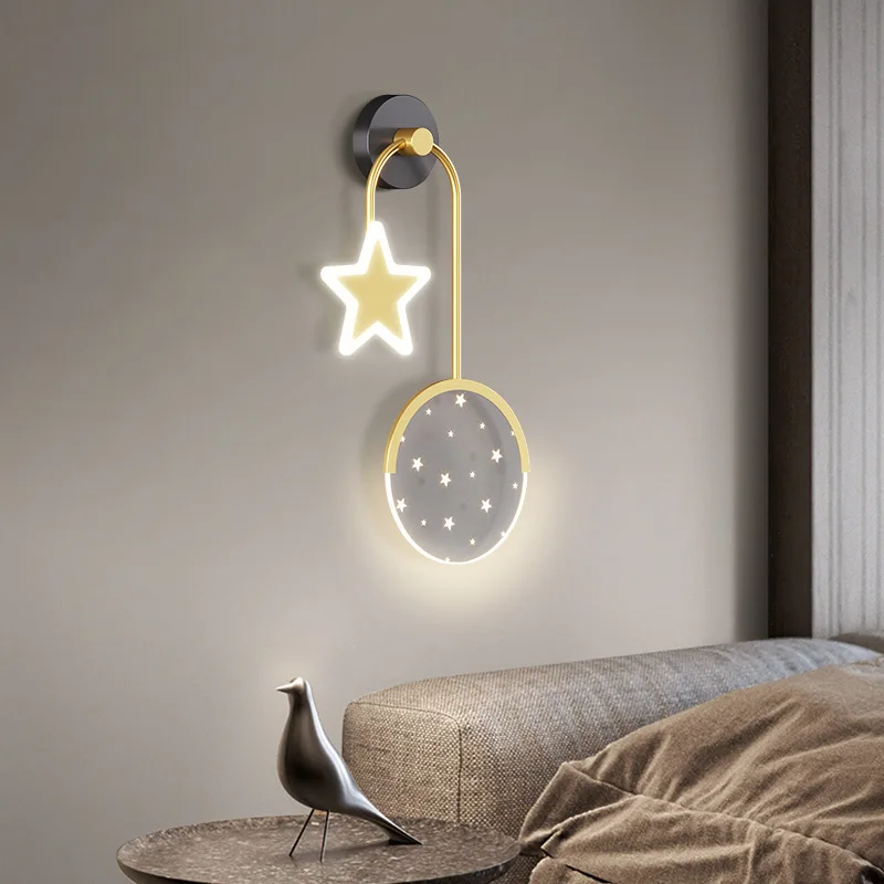 New Modern Led Wall Lamp Nordic Bedroom Bedside Lighting Living Room Background Sconce Aisle Corridor Children's Room Decor Lamp
New Modern Led Wall Lamp Nordic Bedroom Bedside Lighting Living Room Background Sconce Aisle Corridor Children's Room Decor Lamp
