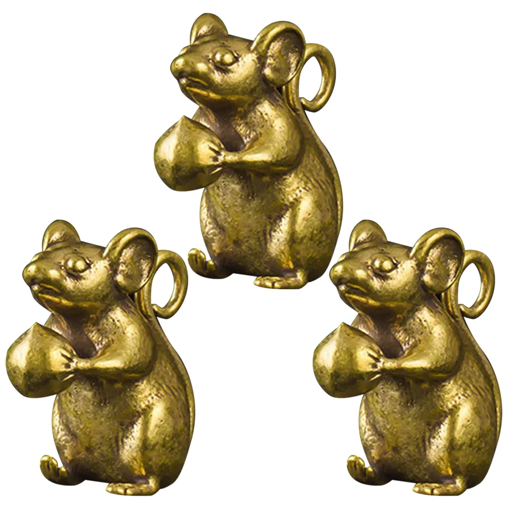 Amulet Brass Rats Figurine Sculpture Desktop Animal Statue Decor Vintage Craft Mini
Amulet Brass Rats Figurine Sculpture Desktop Animal Statue Decor Vintage Craft Mini
