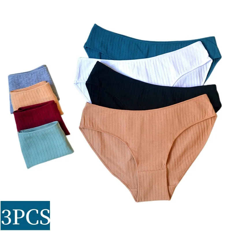 3Pcs Cotton Panties Women Low Waist Panty Women's Breathable Underwear Female Underpants Sexy Lingerie M-XL Seamless Briefs
3Pcs Cotton Panties Women Low Waist Panty Women's Breathable Underwear Female Underpants Sexy Lingerie M-XL Seamless Briefs