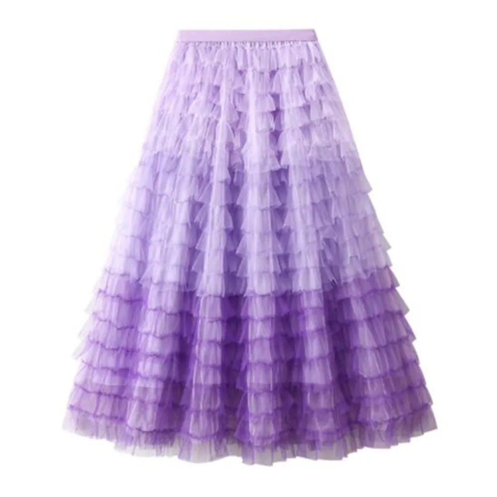 Women Tulle Skirt Irregular Elastic High Waist Long Maxi Skirt Femme Dinner Party Floor-Length Mesh Tutu Faldas Jupe
Women Tulle Skirt Irregular Elastic High Waist Long Maxi Skirt Femme Dinner Party Floor-Length Mesh Tutu Faldas Jupe