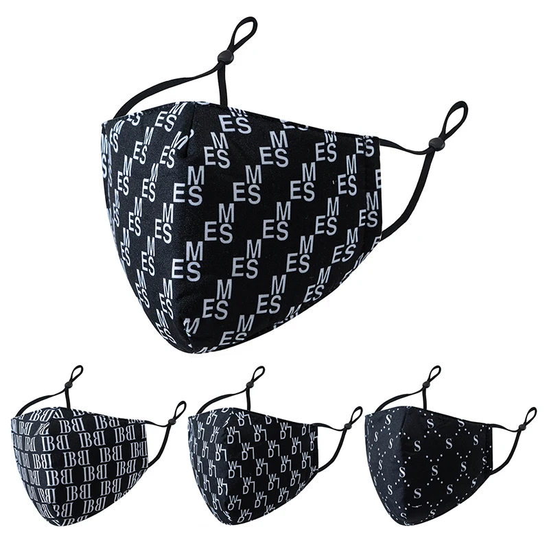 Adult Adjustable Ear Loop Washable Reusable Cotton Mouth Masks for Women Men Lattice Letter Print Face Mask Masque Mascarillas
Adult Adjustable Ear Loop Washable Reusable Cotton Mouth Masks for Women Men Lattice Letter Print Face Mask Masque Mascarillas
