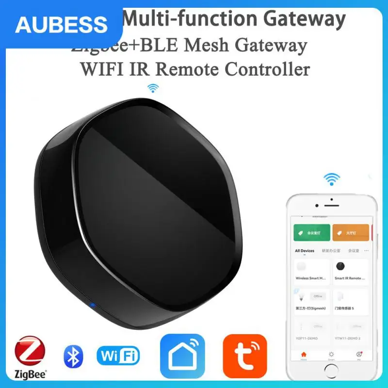 3 In 1 Gateway Work With Alexa Google Home Foldable Ble Mesh Zigbee3.0 Gateway Smart Life App Tuya 38khz Ir Remote Controller
3 In 1 Gateway Work With Alexa Google Home Foldable Ble Mesh Zigbee3.0 Gateway Smart Life App Tuya 38khz Ir Remote Controller
