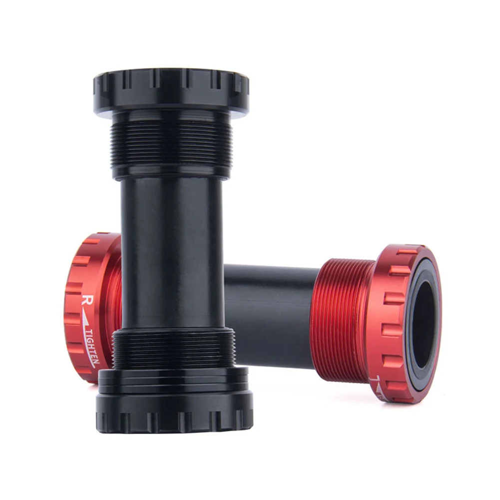 

MTB Road Bike Bicycle BB91 Threaded Bottom Bracket 68-110mm Aluminum Alloy Bike Bottom Bracket For-Shimano ID24mm Cycling Parts