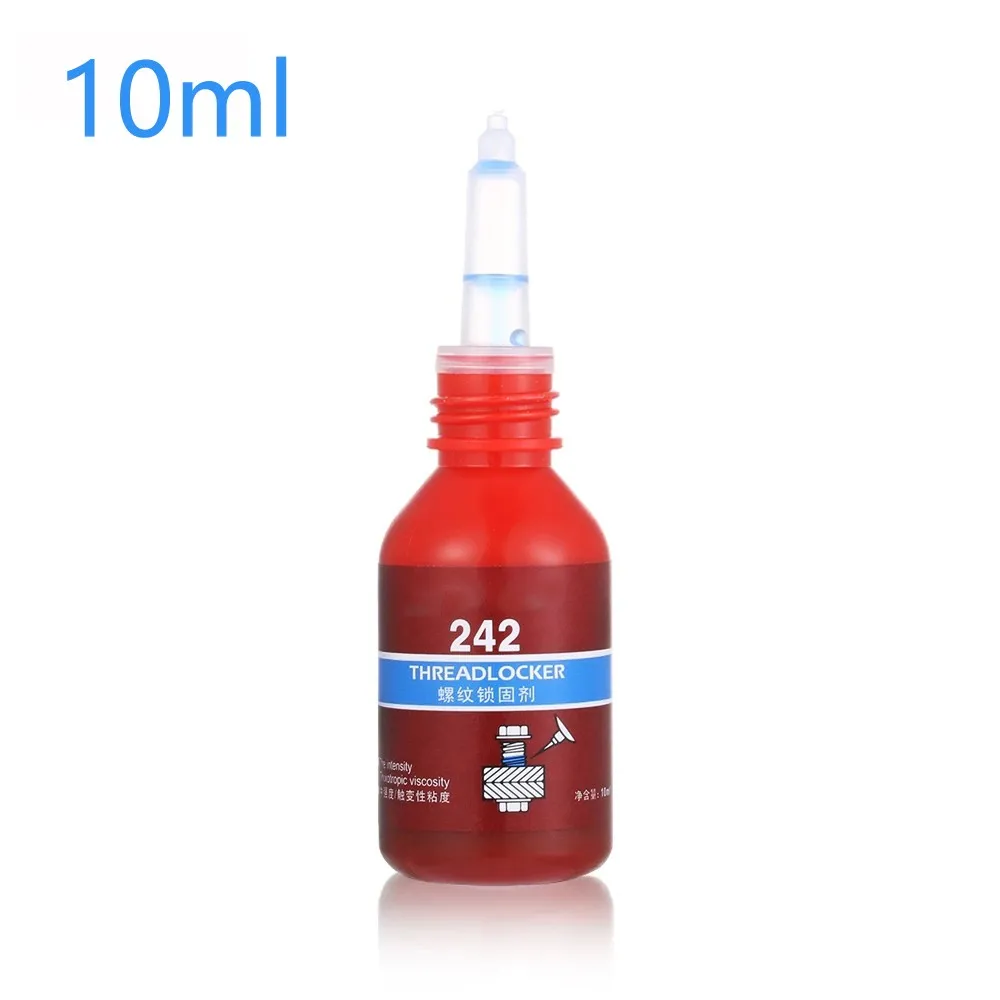 10ml/bottle Screw Lock Threadlocker 222 242 243 262 263 271 277 290 Anaerobic Adhesive Screw Sealer Sealing Glue Thread Sealant
10ml/bottle Screw Lock Threadlocker 222 242 243 262 263 271 277 290 Anaerobic Adhesive Screw Sealer Sealing Glue Thread Sealant