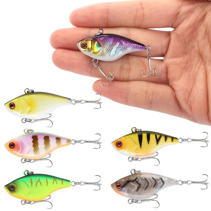 Mini Sinking VIB Lures 4.6g/4cm 5.3g/4.5cm Lures Swimbait Trembling Artificial Fake Wobblers Hard Bait Fishing Accessories
Mini Sinking VIB Lures 4.6g/4cm 5.3g/4.5cm Lures Swimbait Trembling Artificial Fake Wobblers Hard Bait Fishing Accessories