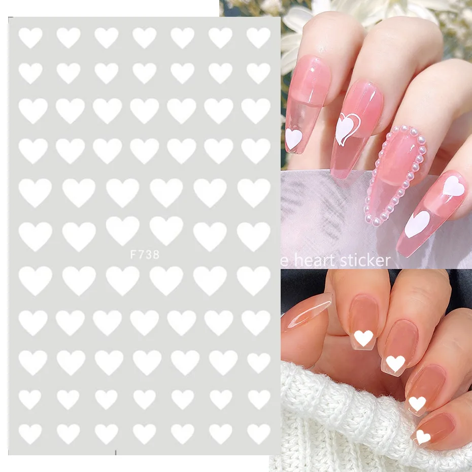 New Summer 3D Nail Stickers White Cherry Blossom DlY Self Pressure Adhesive Heart Nail Decals Sliders For Nails Nail Decoration
New Summer 3D Nail Stickers White Cherry Blossom DlY Self Pressure Adhesive Heart Nail Decals Sliders For Nails Nail Decoration