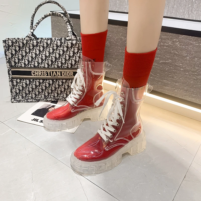 Martin Boots Women 2022 Summer Transparent Net Red Fashion Heightening Short Boots Spring and Autumn Single Boots
Martin Boots Women 2022 Summer Transparent Net Red Fashion Heightening Short Boots Spring and Autumn Single Boots