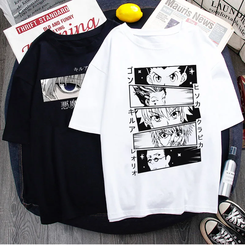 Hunter X Hunter T-shirt Graphic Anime T Shirts Unisex Summer Tops Tshirt Mens Streewear Cartoon Harajuku Vintage Short Sleeve
Hunter X Hunter T-shirt Graphic Anime T Shirts Unisex Summer Tops Tshirt Mens Streewear Cartoon Harajuku Vintage Short Sleeve