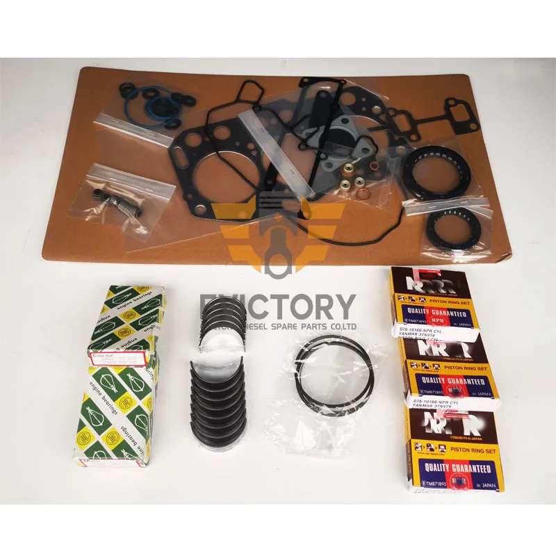 for Yanmar 3TNV76 piston ring+main bearing+con rod bearing for caterpillar 301.4C
for Yanmar 3TNV76 piston ring+main bearing+con rod bearing for caterpillar 301.4C