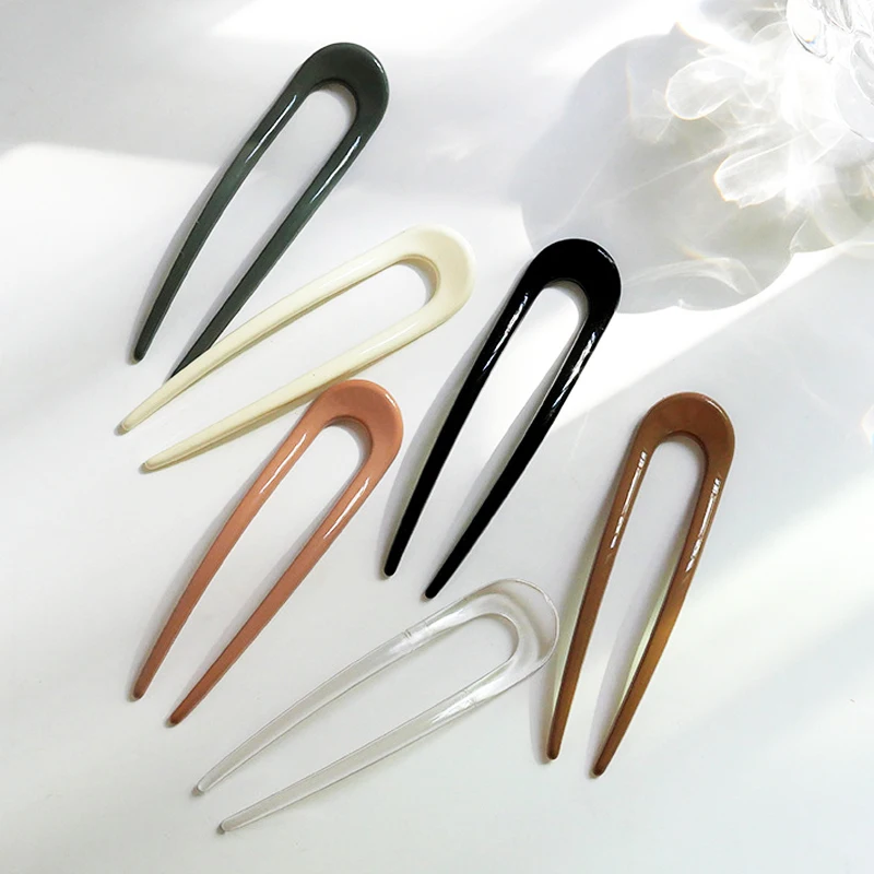 Korean Hair Sticks Hairpin Elegant Simplicity Solid Color U Type Japan Hair Sticks Women Hair Accessories Girls Hair Pins New
Korean Hair Sticks Hairpin Elegant Simplicity Solid Color U Type Japan Hair Sticks Women Hair Accessories Girls Hair Pins New