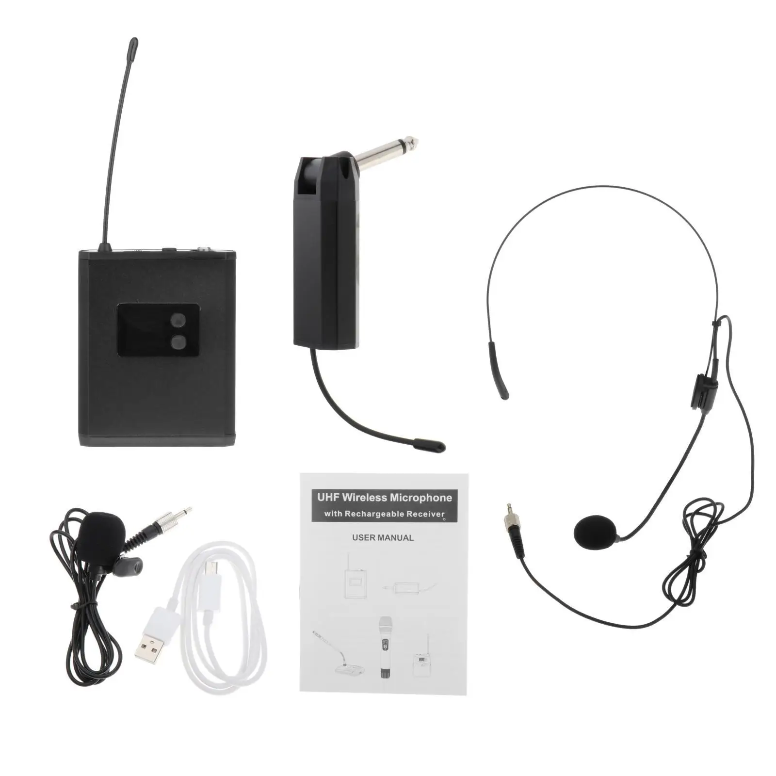 Handheld Wireless Mic Lapel Set Bodypack Live Performances Church 
Handheld Wireless Mic Lapel Set Bodypack Live Performances Church