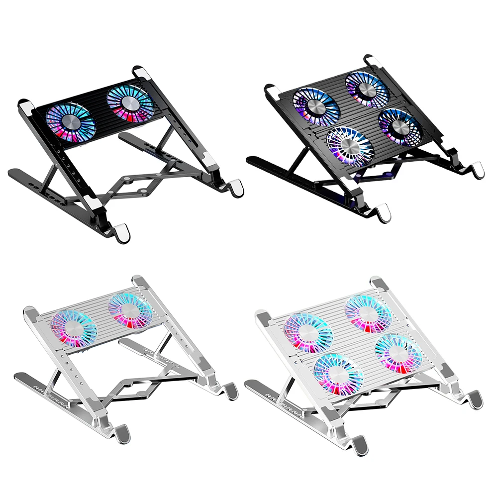 Gaming PC Laptop Cooler 2/4 Silent Fan Foldable Laptop Cooling Pad Support Portable Height Adjustable Notebook Stand
Gaming PC Laptop Cooler 2/4 Silent Fan Foldable Laptop Cooling Pad Support Portable Height Adjustable Notebook Stand
