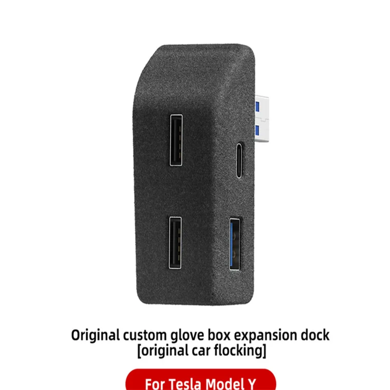 For Tesla Model Y Model 3 Quick Charger 4 USB Shunt Hub Flocking Adapter Powered Splitter Extension Glove Box Docking Station
For Tesla Model Y Model 3 Quick Charger 4 USB Shunt Hub Flocking Adapter Powered Splitter Extension Glove Box Docking Station