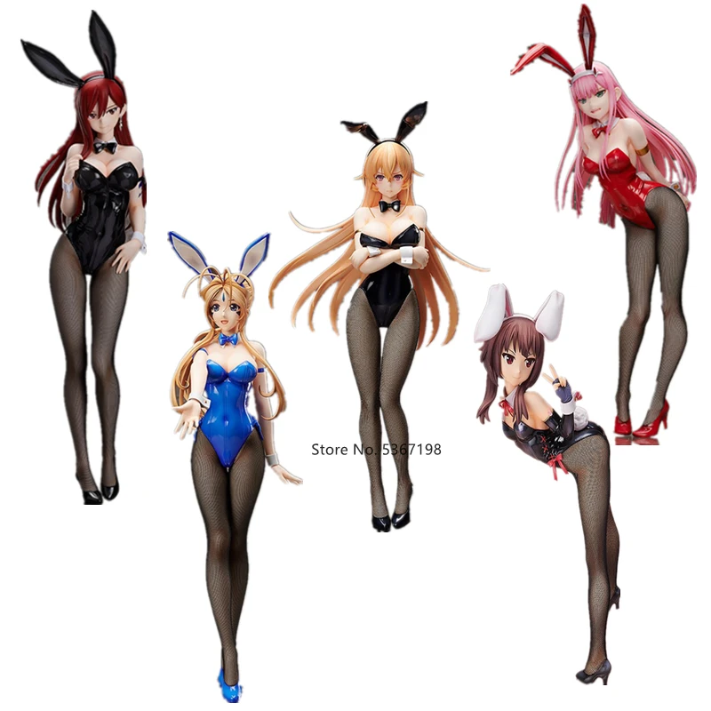 Anime figure FAIRY TAIL FREEing Erza 1/4 B-style Megumin Zero Two Bunny girl Nakiri Erina PVC Action Figures Collection Model
Anime figure FAIRY TAIL FREEing Erza 1/4 B-style Megumin Zero Two Bunny girl Nakiri Erina PVC Action Figures Collection Model