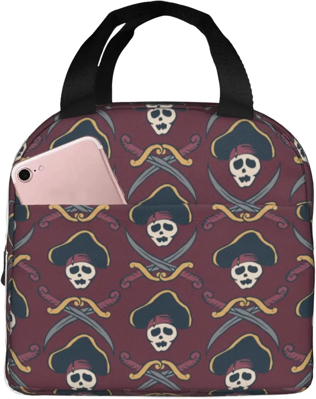 Lunch Bag Insulated Skulls Pattern Lunch Box Reusable Waterproof Lunch Tote Bag for School Work College Outdoor Travel Picnic
Lunch Bag Insulated Skulls Pattern Lunch Box Reusable Waterproof Lunch Tote Bag for School Work College Outdoor Travel Picnic
