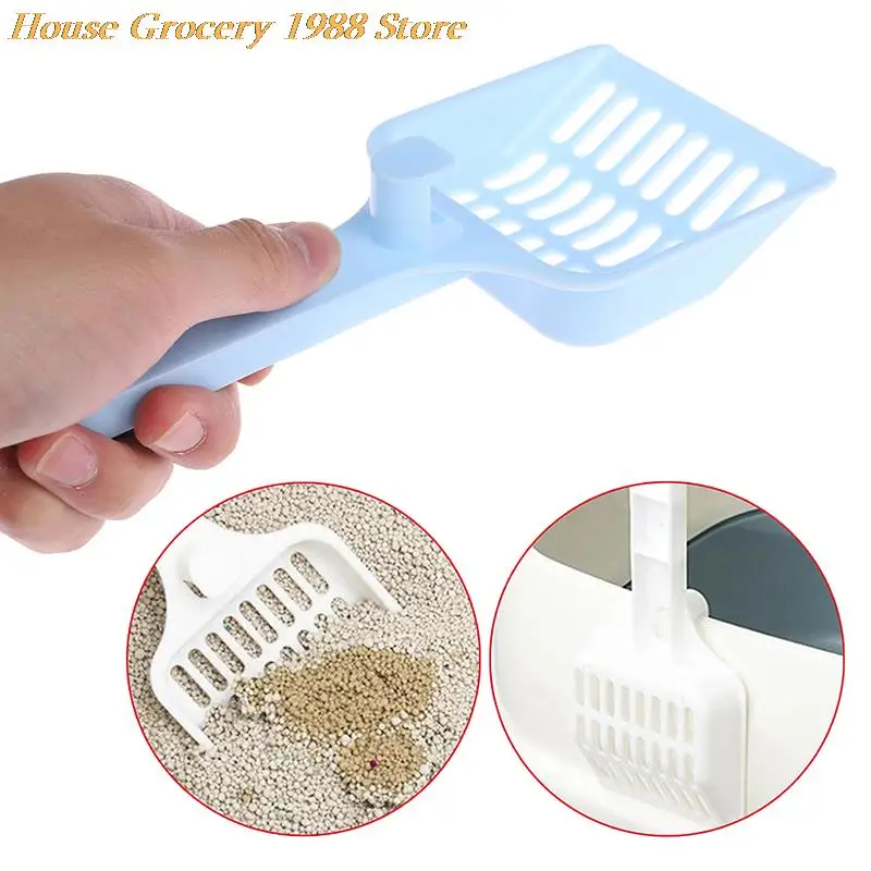 

Cat Litter Shovel Pet Cleaning Tool Plastic Scoop Cat Sand Dog Waste Picker Durable Puppy Toilet Feces Clean Supplies