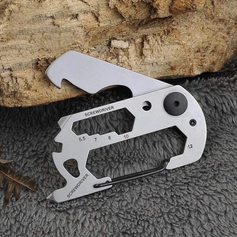 2022 New Stainless steel emergency EDC gadget mini outdoor multi-function combination tool portable portable keychain
2022 New Stainless steel emergency EDC gadget mini outdoor multi-function combination tool portable portable keychain