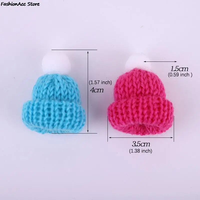 5Pcs Knitting Mini Pompon Hats Handmade Small DIY Craft Supplie Headwear Toys Decor Jewelry Accessory Small Caps
5Pcs Knitting Mini Pompon Hats Handmade Small DIY Craft Supplie Headwear Toys Decor Jewelry Accessory Small Caps