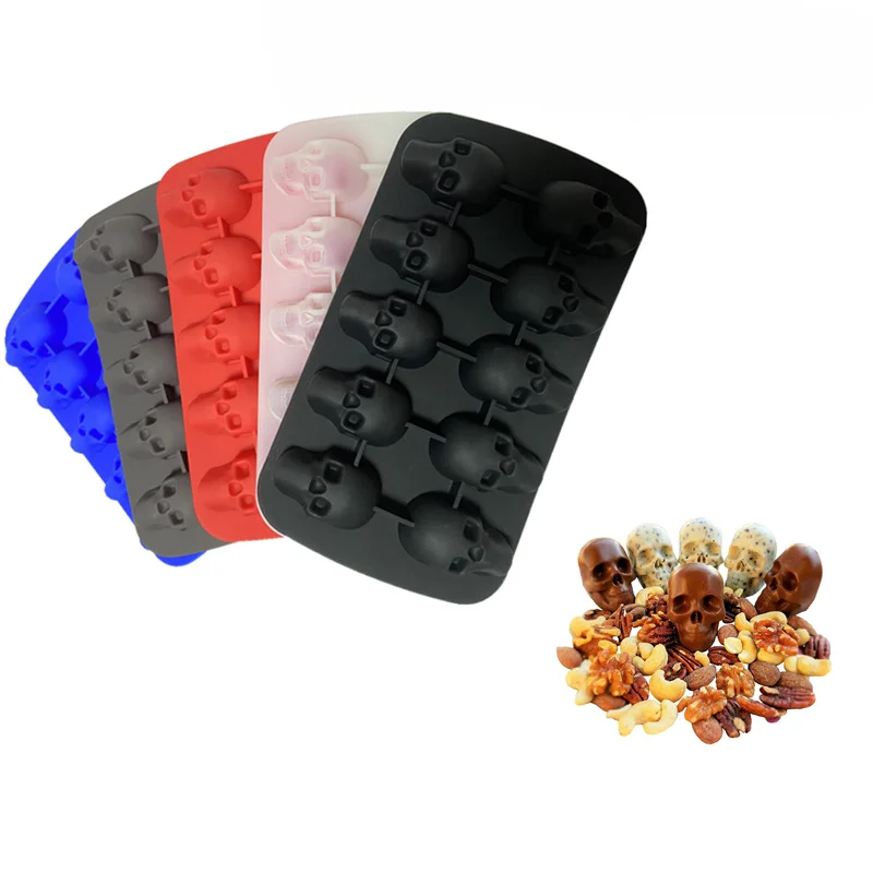 3D Skull Ice Cube Mold Silicone Ice Grid,Silicone Mold Ice Tray,Maker DIY Whiskey Cocktail Ice Ball Mold Cookies Chocolate Mould
3D Skull Ice Cube Mold Silicone Ice Grid,Silicone Mold Ice Tray,Maker DIY Whiskey Cocktail Ice Ball Mold Cookies Chocolate Mould