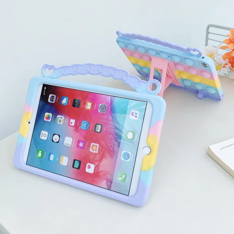 Pop it Fidget Toy Case for iPad Mini 6 Air 2 3 4 5 10.5 10.9 Silicone Cover for iPad 10.2 2019 2020 Pro 11 2021 2018 9.7 2017
Pop it Fidget Toy Case for iPad Mini 6 Air 2 3 4 5 10.5 10.9 Silicone Cover for iPad 10.2 2019 2020 Pro 11 2021 2018 9.7 2017