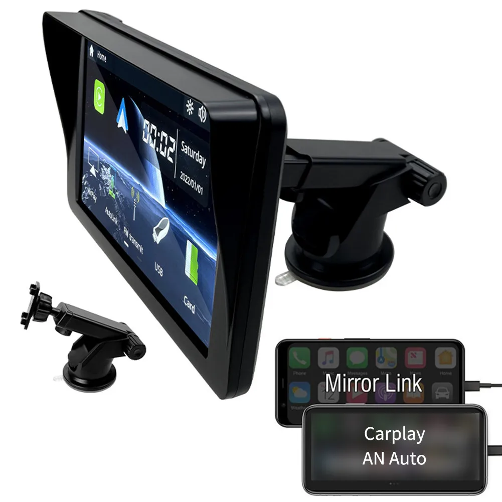 7\"IPS Car Radio Wireless Touch Screen Carplay/AN Auto Player Bluetooth 5.0 Portable SMART DISPLAY Auto Wake Up Car Accessories
7\"IPS Car Radio Wireless Touch Screen Carplay/AN Auto Player Bluetooth 5.0 Portable SMART DISPLAY Auto Wake Up Car Accessories