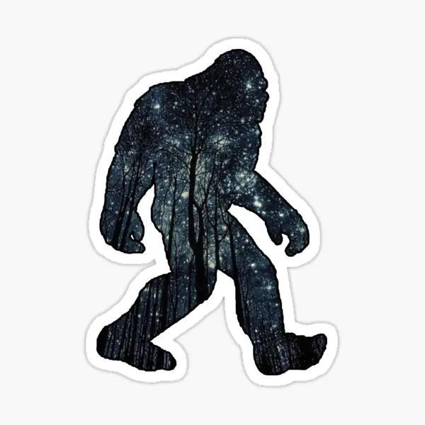 

Bigfoot Stars 5PCS Stickers for Home Kid Cute Print Funny Background Decorations Window Cartoon Car Water Bottles Luggage Wall
