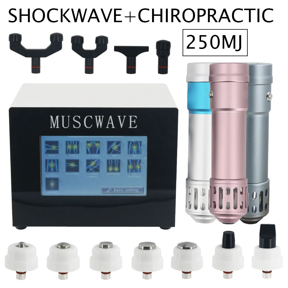 Touch Screen Shock Wave Chiropractic Gun 2 in 1 Massager For Man ED Treatment Relief Pain Shockwave Therapy Machine MUSCWAVE
Touch Screen Shock Wave Chiropractic Gun 2 in 1 Massager For Man ED Treatment Relief Pain Shockwave Therapy Machine MUSCWAVE