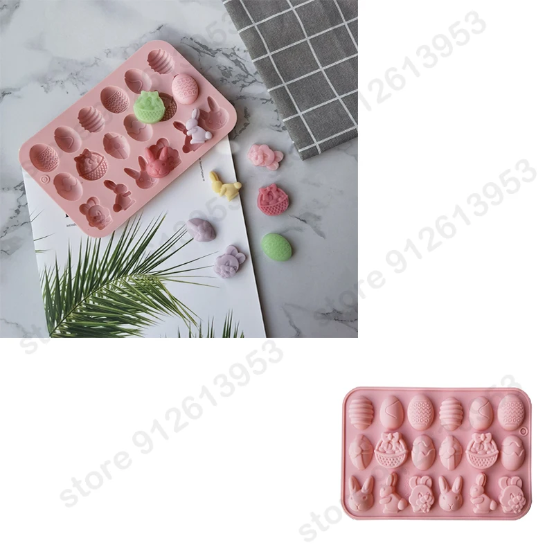 Easter Silicone Mold Rabbit Colored Egg Chocolate Cake Mold Holiday Decoration Baking Tools Manual Soap Mould Cake Decorating
Easter Silicone Mold Rabbit Colored Egg Chocolate Cake Mold Holiday Decoration Baking Tools Manual Soap Mould Cake Decorating