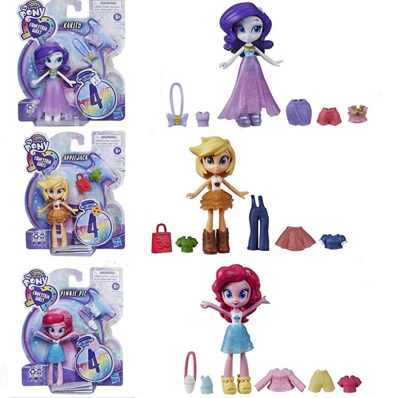 

Hasbro My Little Pony Equestria Girls Fashion Squad Pinkie Pie Sunset Shimmer Twilight Sparkle Rainbow Dash Potion Mini Doll Toy