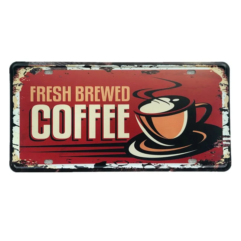 Coffee Car License Plate Vintage Home Decor Tin Sign Bar Pub Cafe Wall Decor Cafe Plaques Coffee Store Bar Home Decoration
Coffee Car License Plate Vintage Home Decor Tin Sign Bar Pub Cafe Wall Decor Cafe Plaques Coffee Store Bar Home Decoration
