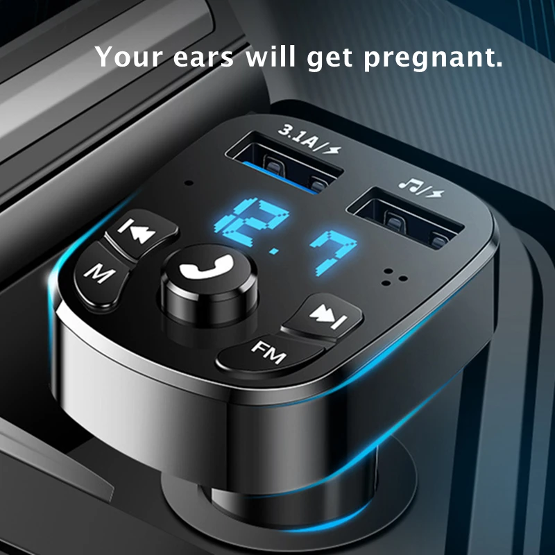 Car 5.0 FM Transmitter Wireless Handsfree Audio Receiver Auto MP3 Player USB Fast Charger Bluetooth-compatible Car Accessories
Car 5.0 FM Transmitter Wireless Handsfree Audio Receiver Auto MP3 Player USB Fast Charger Bluetooth-compatible Car Accessories