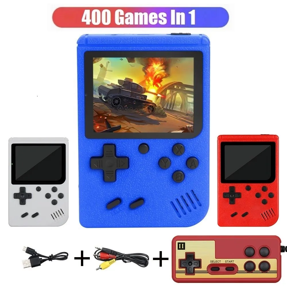 3.0 Inch Lcd Screen Retro Video Games Console Built-in 400 IN 1 Handheld Portable Pocket Mini Game Player for Christmas Gift
3.0 Inch Lcd Screen Retro Video Games Console Built-in 400 IN 1 Handheld Portable Pocket Mini Game Player for Christmas Gift
