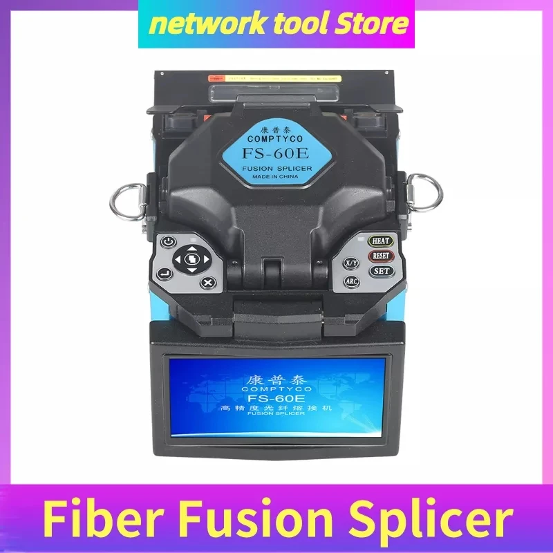 

Palmtree Blue FS-60E FTTH Fully Automatic Fiber Fusion Splicer Fiber Optical Hot Melt High precision Welding Splicing Machine