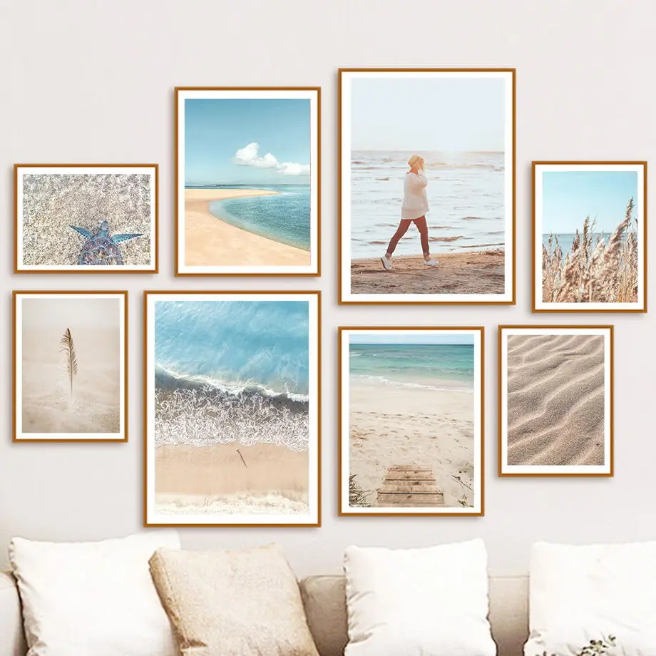 Blue Ocean Beach Turtle Crab Reed Feather Sand Nordic Posters And Print Wall Art Canvas Painting Pictures For Living Room Decor
Blue Ocean Beach Turtle Crab Reed Feather Sand Nordic Posters And Print Wall Art Canvas Painting Pictures For Living Room Decor