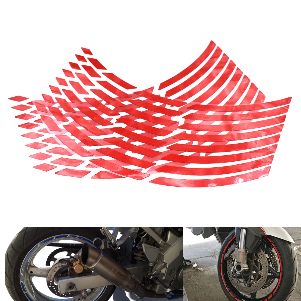 Universal 14, 17-19 inch car motorcycle wheel sticker, rim reflective tape For Kawasaki Z800 Z900 Z1000 Ninja 300 400 650 1000
Universal 14, 17-19 inch car motorcycle wheel sticker, rim reflective tape For Kawasaki Z800 Z900 Z1000 Ninja 300 400 650 1000