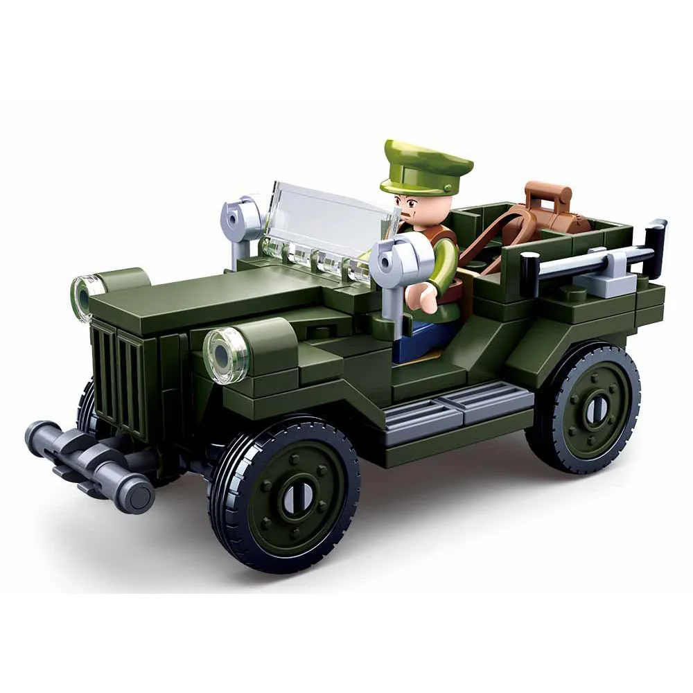 WW2 Military Army Car Normandy Jeep Landing US WILLYS Tank Building Blocks Bricks World War II Classic Model Kids Toys Boys
WW2 Military Army Car Normandy Jeep Landing US WILLYS Tank Building Blocks Bricks World War II Classic Model Kids Toys Boys