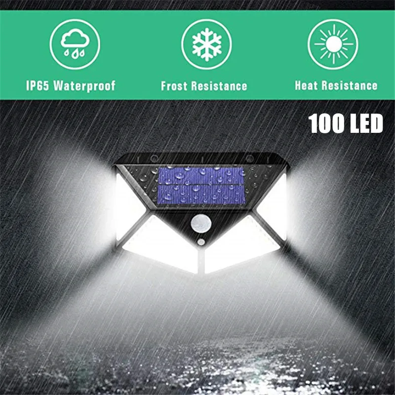 100 LED ip65 Solar Light Outdoor Solar Lamp PIR Motion Sensor Wall Light Waterproof Solar Powered Sunlight For Garden Decoration
100 LED ip65 Solar Light Outdoor Solar Lamp PIR Motion Sensor Wall Light Waterproof Solar Powered Sunlight For Garden Decoration