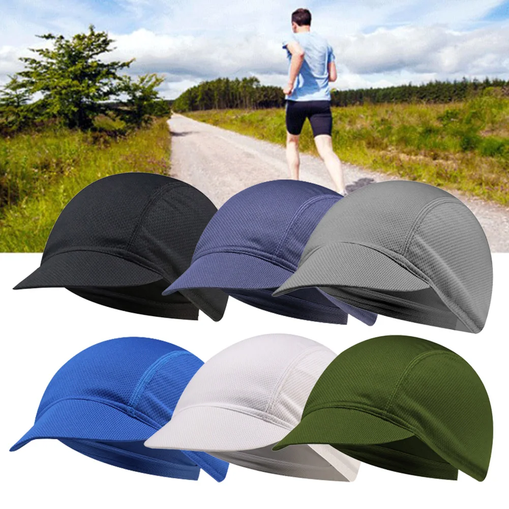 

Men Quick-Drying Cycling Hat Bicycle Cap Breathable Mesh Fabrics Riding Hat Outdoor Hiking Climbing Cap Fishing Cap Accessories