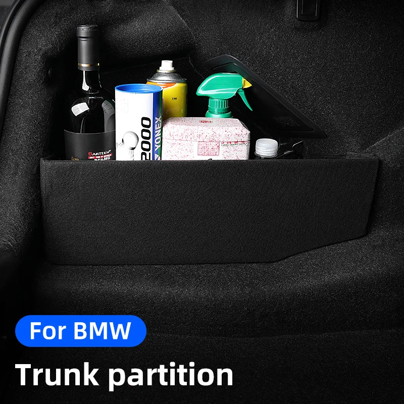 For BMW F30 F10 G20 G30 G32 G11 X1 F48 X2 F39 X3 F25 G01 X5 G05 X6 Car Storage Sides Trunk Partition Auto Organizer Accessories
For BMW F30 F10 G20 G30 G32 G11 X1 F48 X2 F39 X3 F25 G01 X5 G05 X6 Car Storage Sides Trunk Partition Auto Organizer Accessories