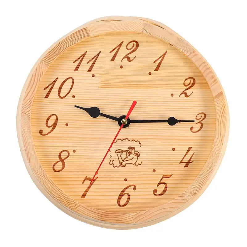 1Pc Wooden Clock High Temperature Resistance Sauna Room Clock Wall Hanging Clock SPA Steaming Room Equipment 22.3x22.3x6.5cm
1Pc Wooden Clock High Temperature Resistance Sauna Room Clock Wall Hanging Clock SPA Steaming Room Equipment 22.3x22.3x6.5cm