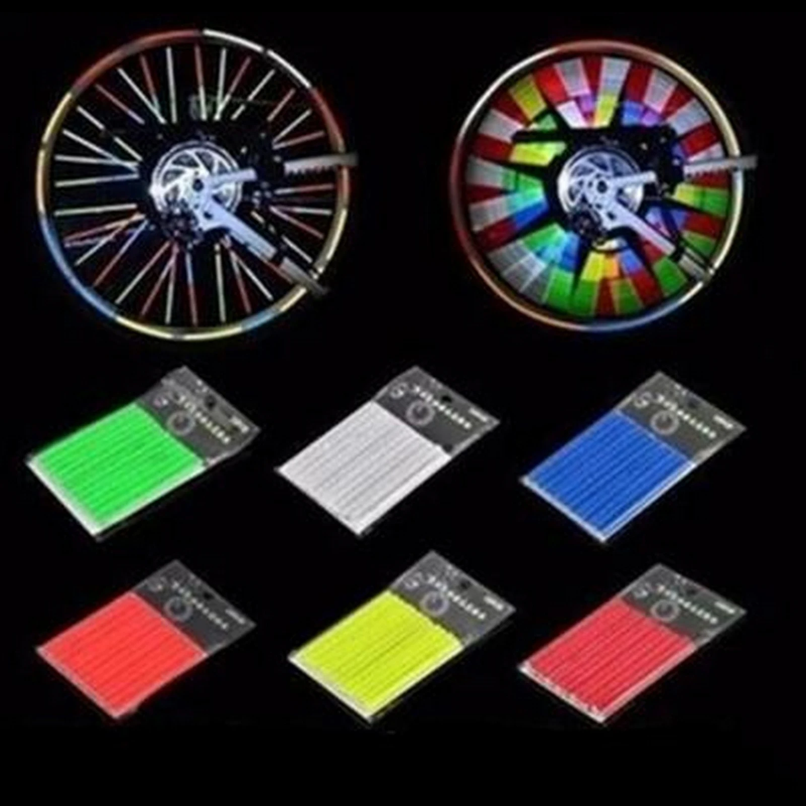 36pcs/pack Bike Reflective Spokes Dazzling Mountain Bike Bicycles Wire Clip Warnings Spokes Night Cycling Safety Accessory
36pcs/pack Bike Reflective Spokes Dazzling Mountain Bike Bicycles Wire Clip Warnings Spokes Night Cycling Safety Accessory