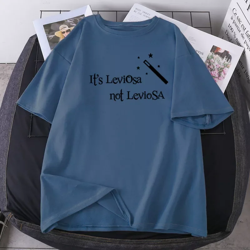 T-shirt hoody blouse women set tube top sweater It's Leviosa Not Leviosa Woman T-shirts Fashion Female 2021 New Summer Hip Hop L
T-shirt hoody blouse women set tube top sweater It's Leviosa Not Leviosa Woman T-shirts Fashion Female 2021 New Summer Hip Hop L