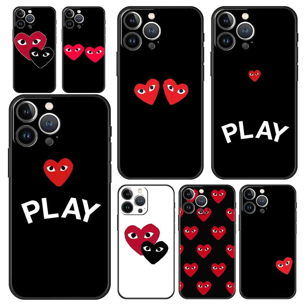 PLAY Heart Comme D-Des Garcons Cool Phone Case for Apple iPhone 11 12 13 Pro Max Mini 7 8 Plus 6 6S + 5 5S SE X XS XR Cover Bag
PLAY Heart Comme D-Des Garcons Cool Phone Case for Apple iPhone 11 12 13 Pro Max Mini 7 8 Plus 6 6S + 5 5S SE X XS XR Cover Bag