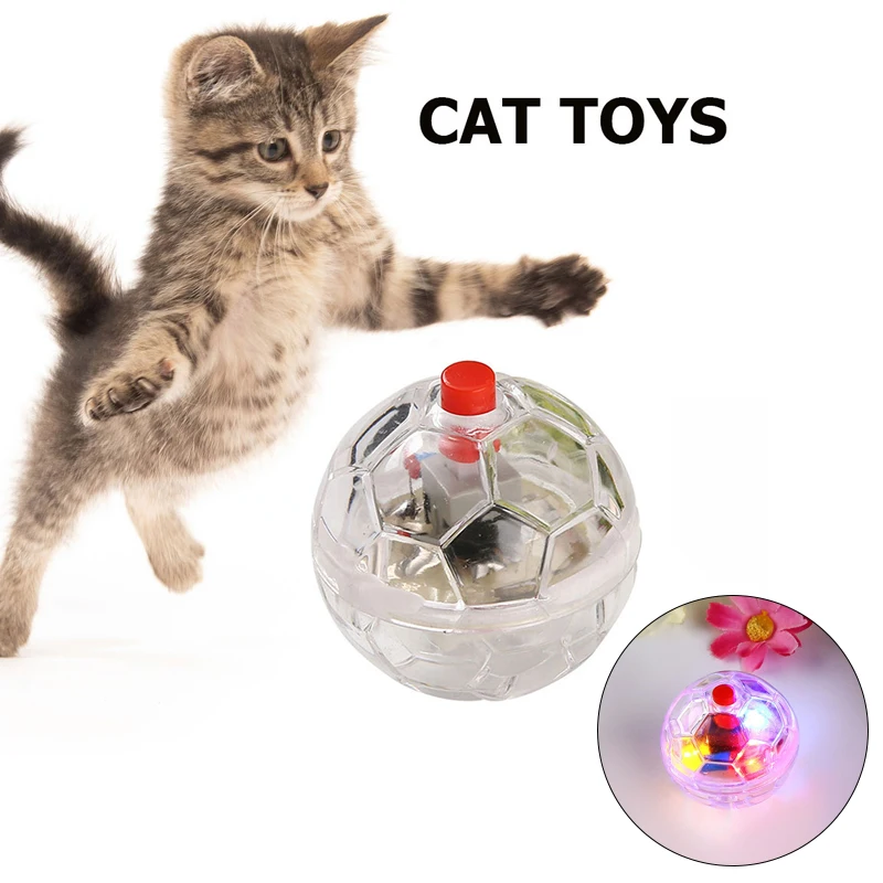Cat Ball Toy Flashing Colorful Interactive Training Transparent Plastic Scratch Funny Cat Animal LED Kitten Playing
Cat Ball Toy Flashing Colorful Interactive Training Transparent Plastic Scratch Funny Cat Animal LED Kitten Playing